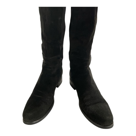 Blondo 'Eden' Over the Knee Waterproof Stretch Boot Black Suede size 8M - Picture 5 of 11